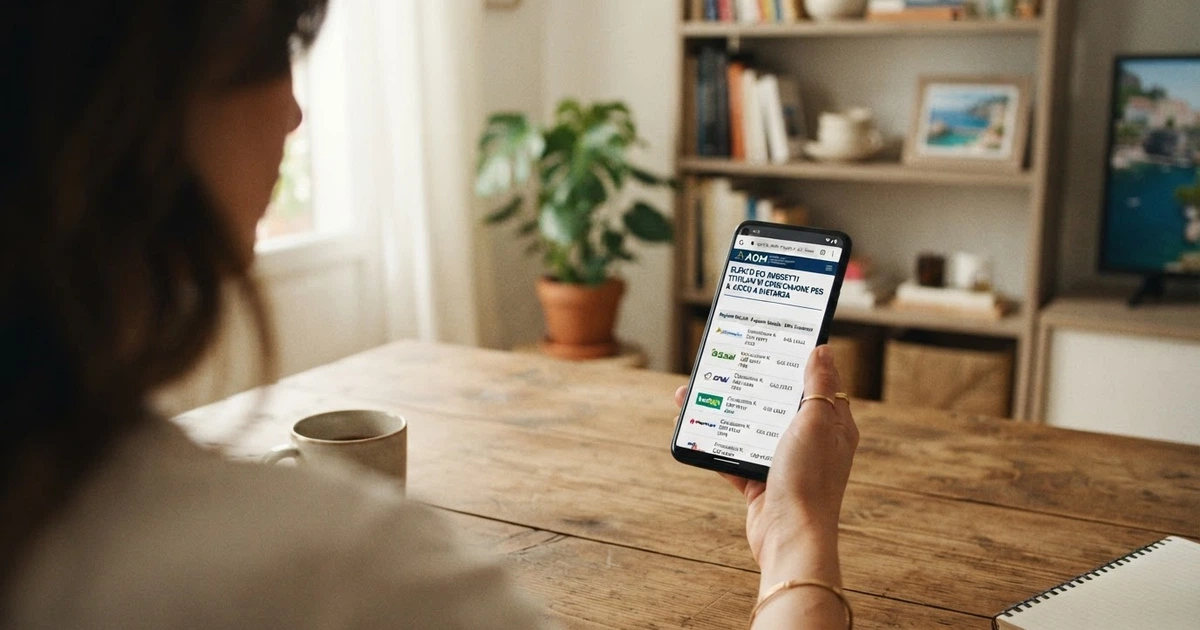 Un giocatore italiano consulta sul proprio smartphone il sito ufficiale dell'Agenzia delle Dogane e dei Monopoli, con lo schermo che mostra la lista dei concessionari autorizzati al gioco a distanza
