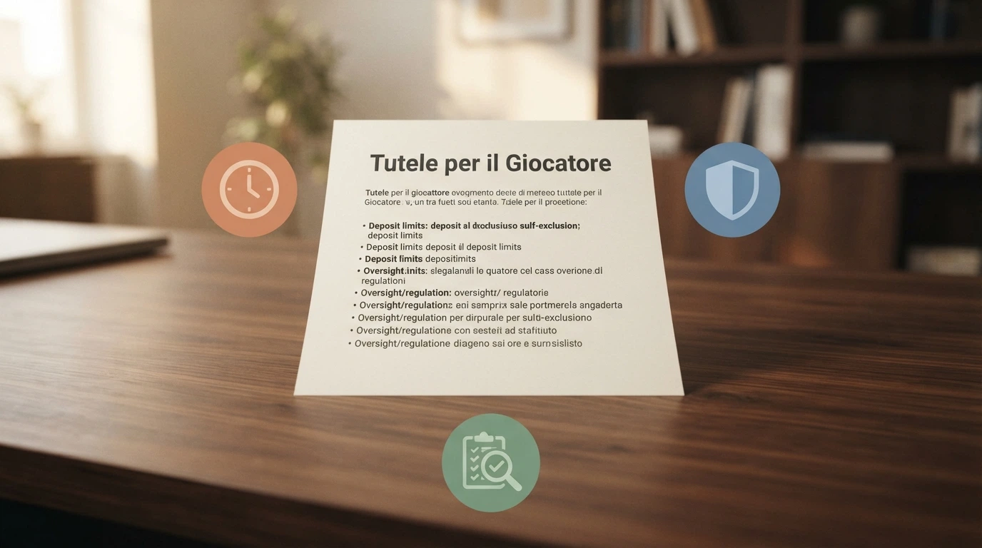 Il logo dell'Agenzia delle Dogane e dei Monopoli accanto ai simboli delle tutele per il giocatore: limite di deposito, autoesclusione e vigilanza