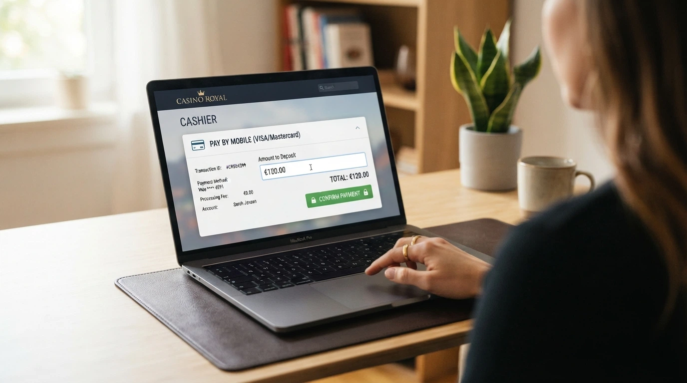 La schermata di cassa di un casinò online con il pulsante Satispay tra i metodi di deposito disponibili e un importo in euro in fase di inserimento