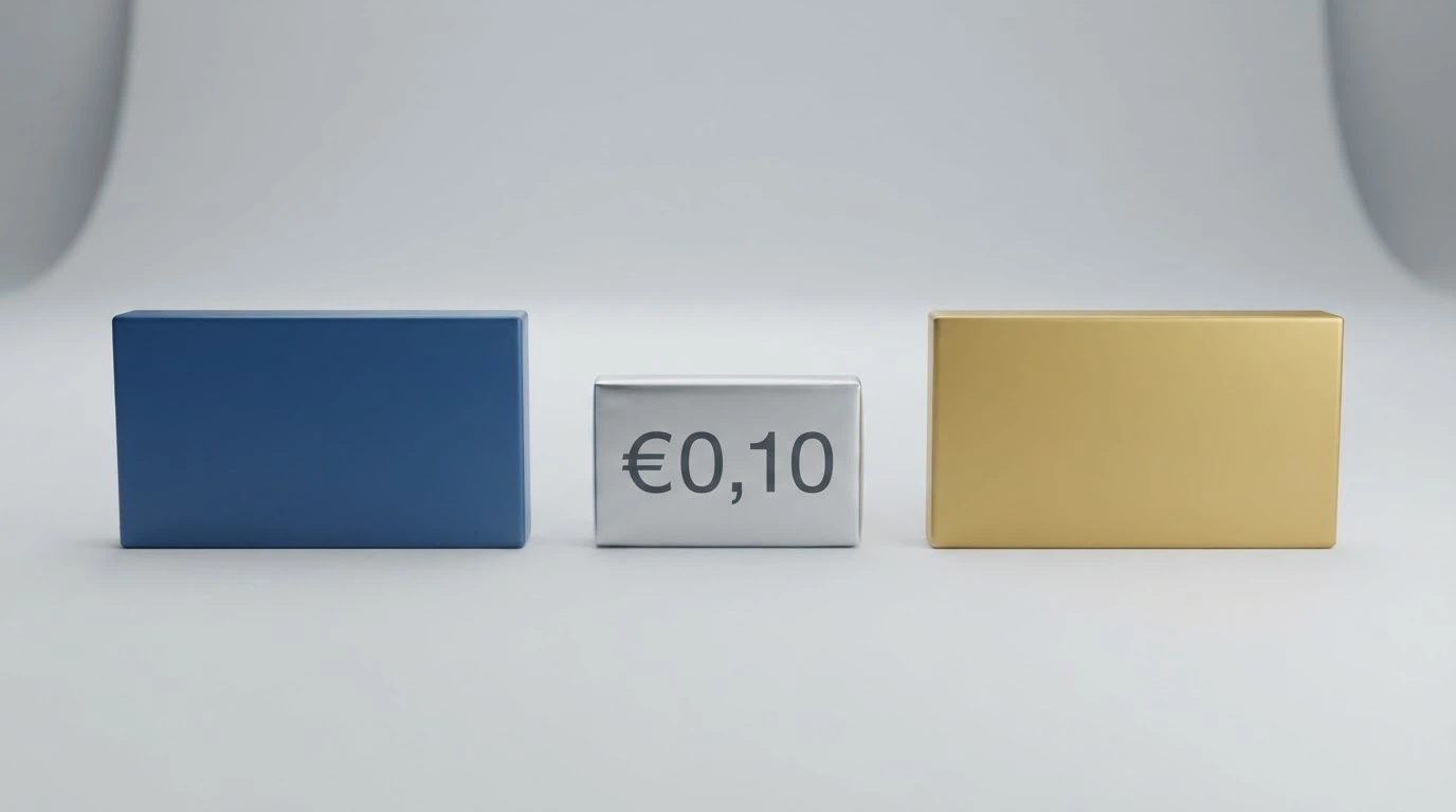Tre icone affiancate che rappresentano bonifico bancario, PayPal e ricarica in punto vendita, con il rispettivo importo minimo indicato sotto ciascuna