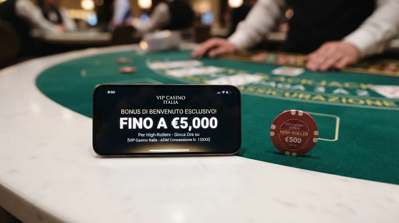 Un confronto visivo tra le tipologie di bonus VIP: benvenuto high roller, cashback, free spin e bonus senza deposito
